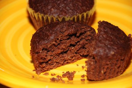 Healthyish Chocolate Muffins
