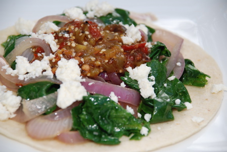 Swiss Chard Tacos with Smoky Chipotle Salsa